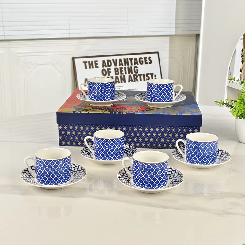 Espresso Cup Saucer - Ensemble de 12 tasses et soucoupes