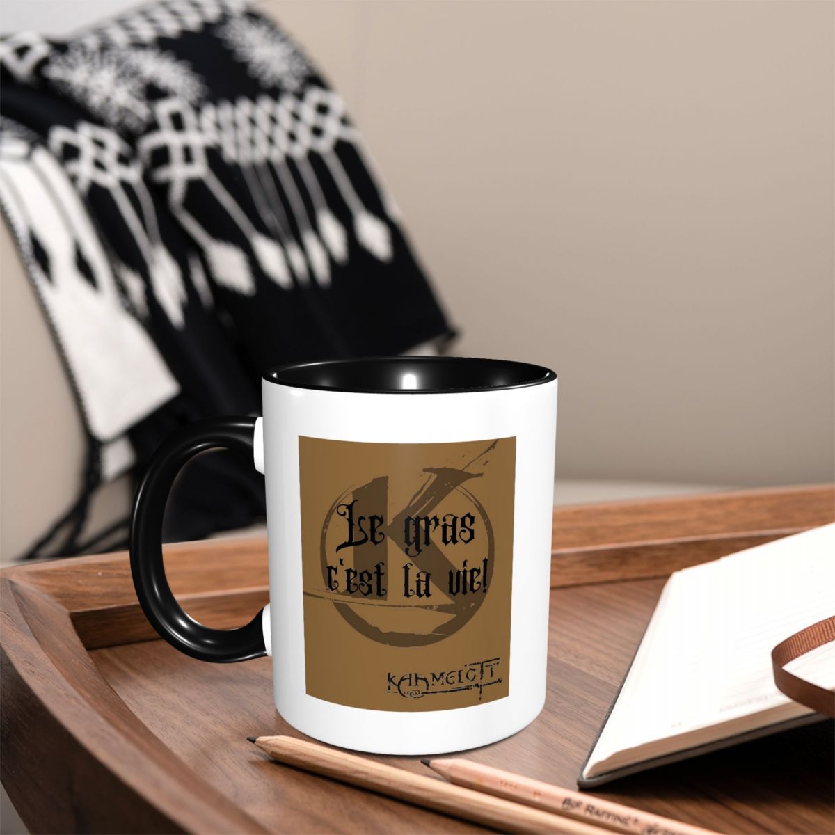 Coffee Tea Quotes - Citation de Kaamelott The Fat! Tasse