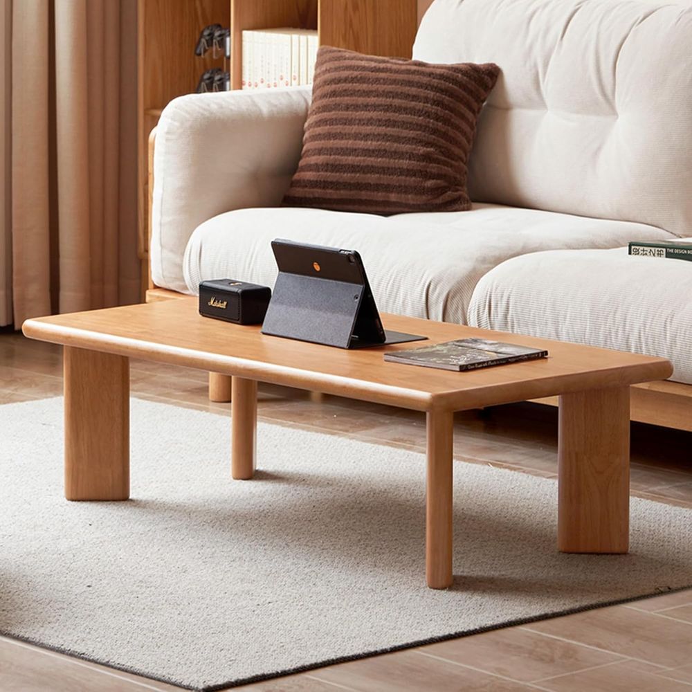 Coffee Or Tea Please - Table basse en bois massif de