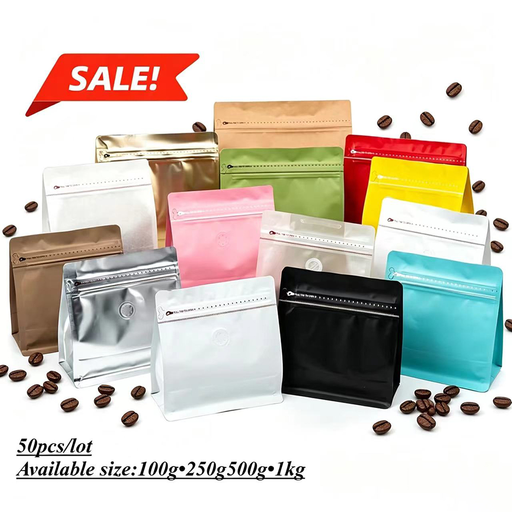 Coffee Tea Day - Sacs à café thermoscellés en aluminium