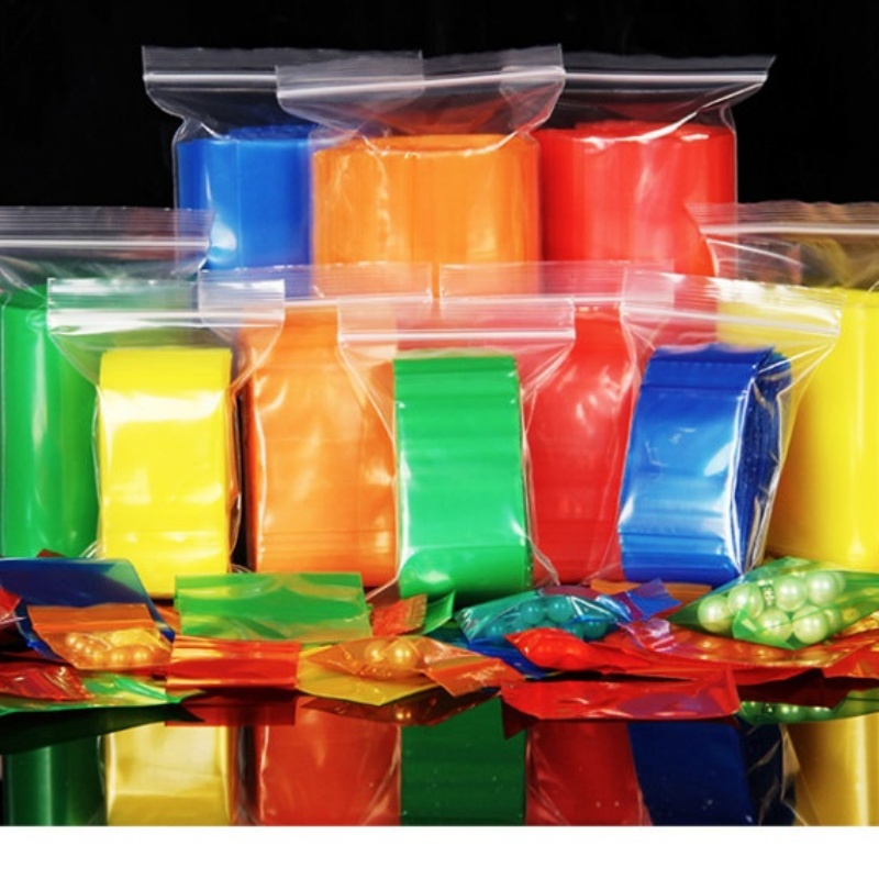 Coffee Tea Day - 50-100 PCS Sachets Ziplock Colorés en
