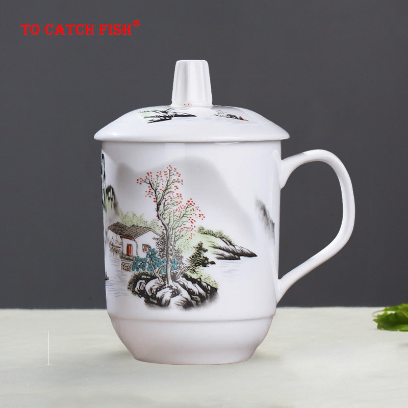 Lemon Tea Coffee - Tasse en céramique de style chinois,