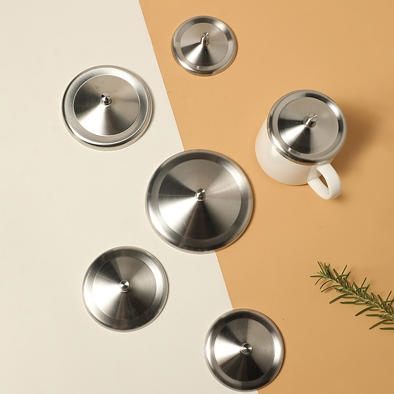 Coffee Tea Replacement - Couvercles en acier inoxydable pour tasses