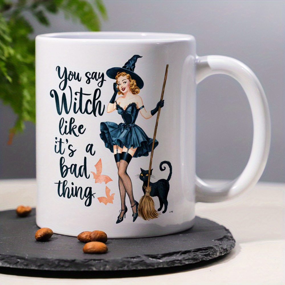 Coffee Tea Like - Tasse en céramique You Say Witch