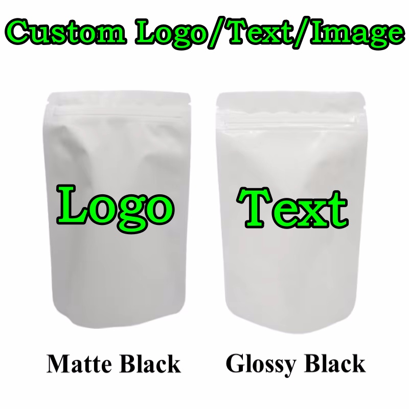 Coffee Tea Day - 100 Sachets Doypack en Aluminium Blanc