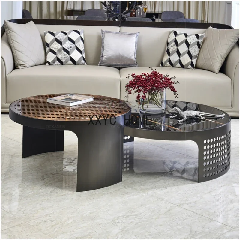 Coffee Tea Hong Kong - Table basse de luxe en marbre,