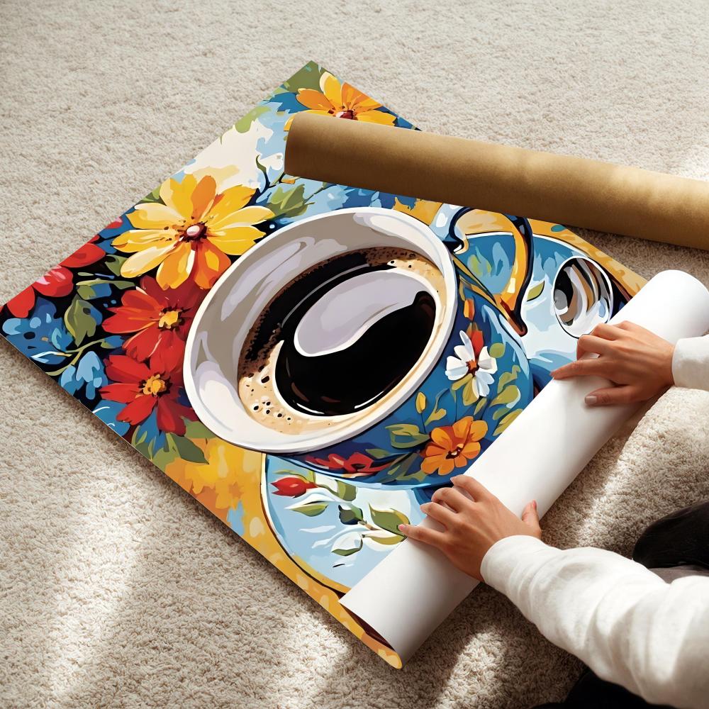 Affiche de tasse de café pour  - Coffee Tea Poster avis et prix
