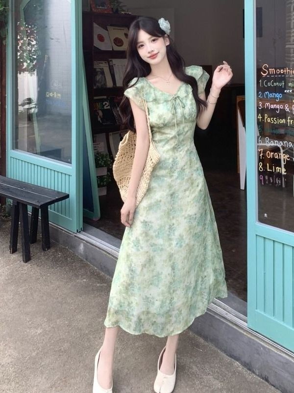 Robe longue à imprimé floral p - Coffee Tea Weight Loss avis et prix