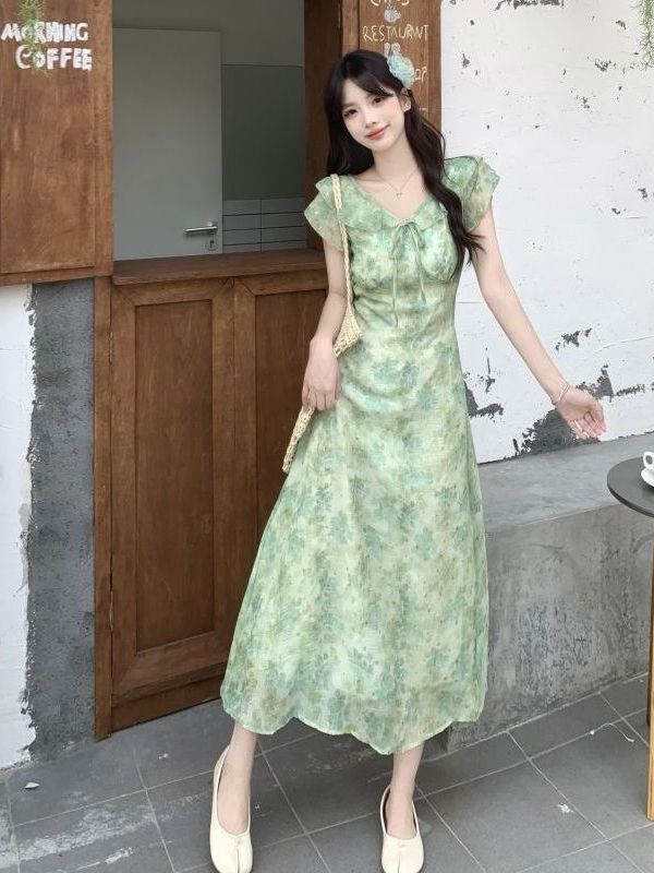 Robe longue à imprimé floral p - Coffee Tea Weight Loss avis et prix