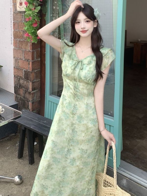 Robe longue à imprimé floral p - Coffee Tea Weight Loss avis et prix