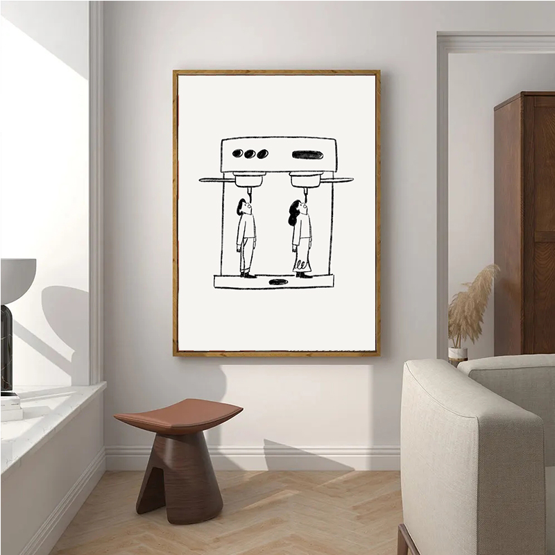 Affiche murale abstraite avec  - Coffee Tea Poster avis et prix