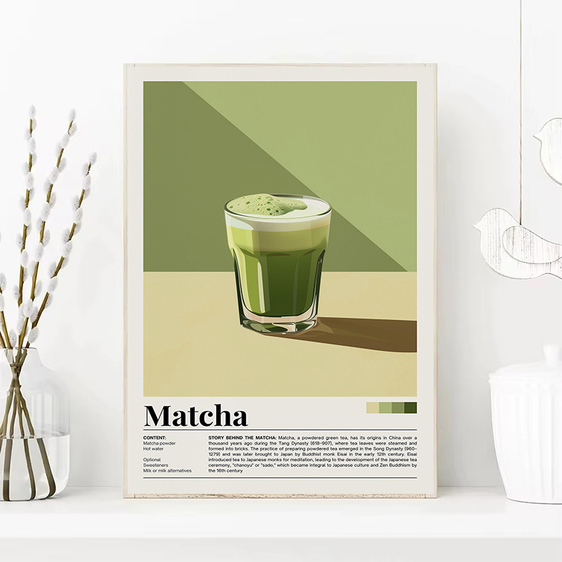 Affiches de boissons de café v - Coffee Tea Poster avis et prix