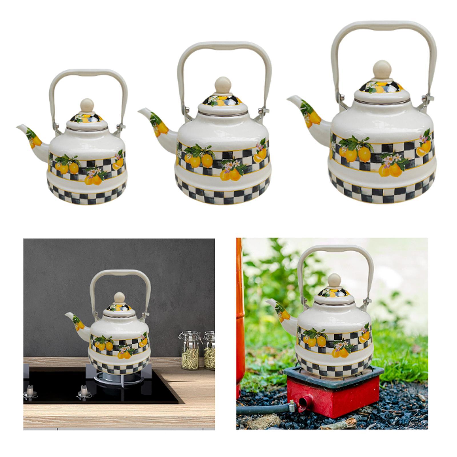 Bouilloire à thé en émail uniq - Lemon Tea Coffee avis et prix