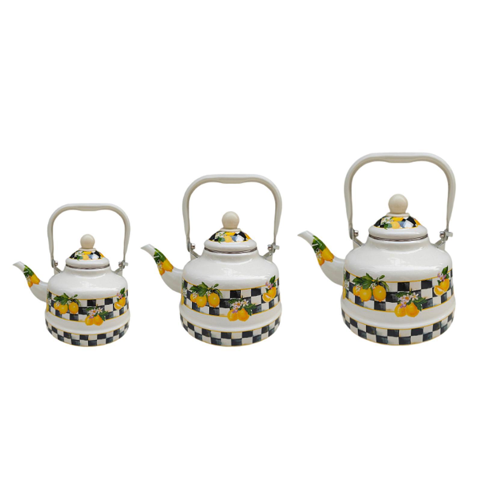 Bouilloire à thé en émail uniq - Lemon Tea Coffee avis et prix
