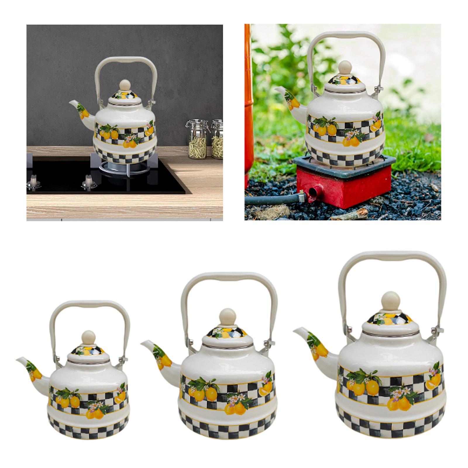 Bouilloire à thé en émail uniq - Lemon Tea Coffee avis et prix