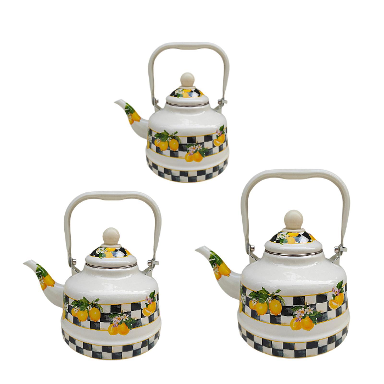 Bouilloire à thé en émail uniq - Lemon Tea Coffee avis et prix