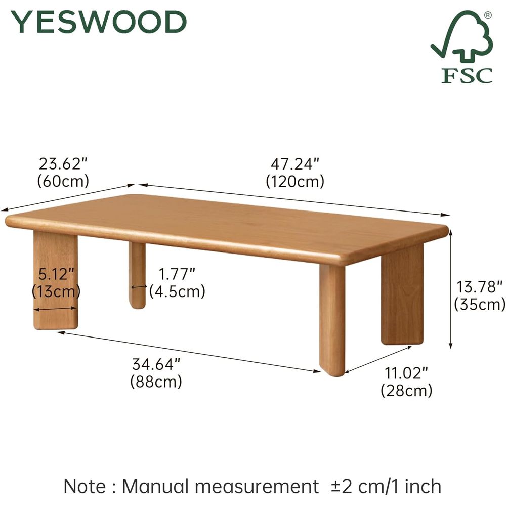 Table basse en bois massif de  - Coffee Or Tea Please avis et prix