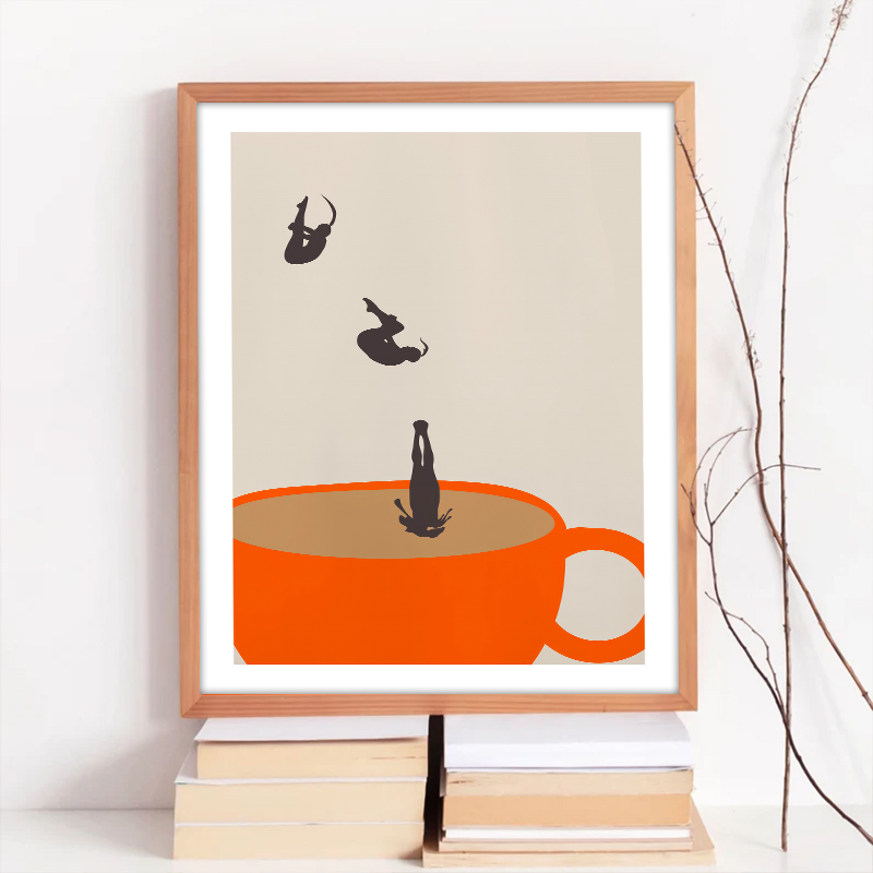 Toile d'Art Mural de Méditatio - Coffee Tea Poster avis et prix