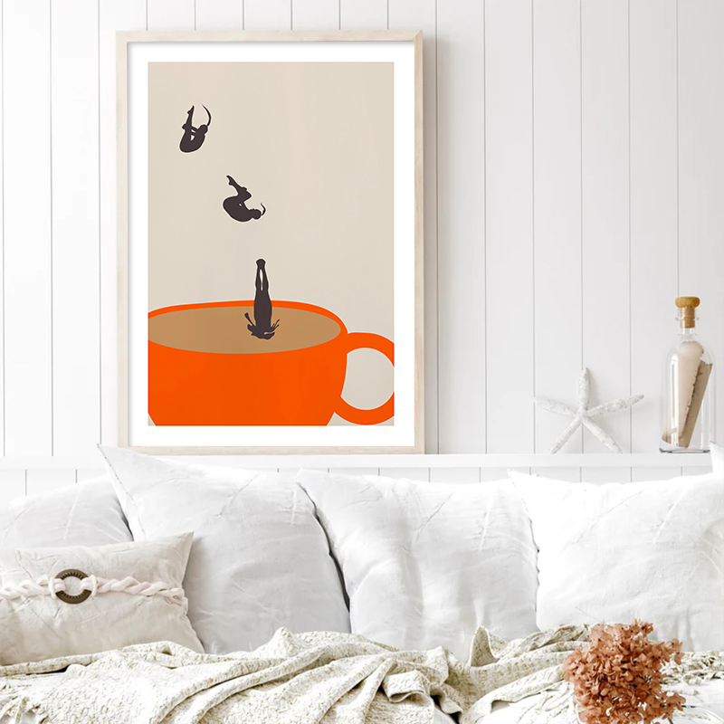 Toile d'Art Mural de Méditatio - Coffee Tea Poster avis et prix