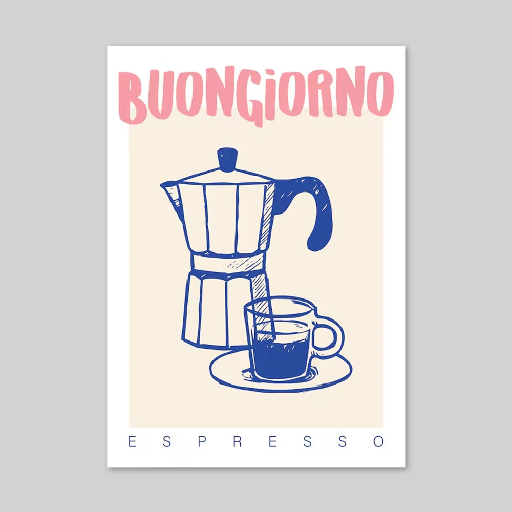 Impressions d'art mural expres - Coffee Tea Poster avis et prix