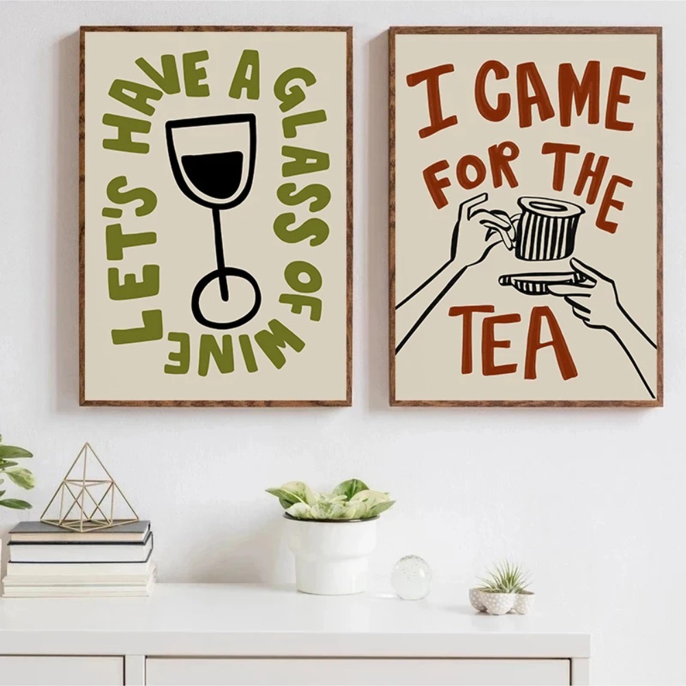 Café après-midi thé Croissant  - Coffee Tea Poster avis et prix