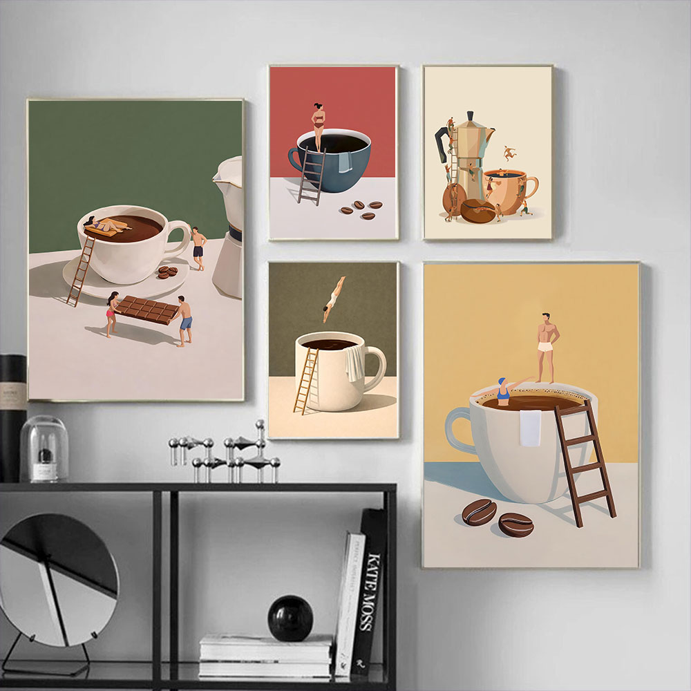 1 pièce, affiche sans cadre su - Coffee Tea Poster avis et prix
