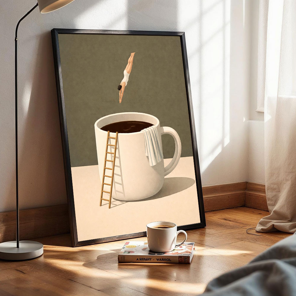 1 pièce, affiche sans cadre su - Coffee Tea Poster avis et prix