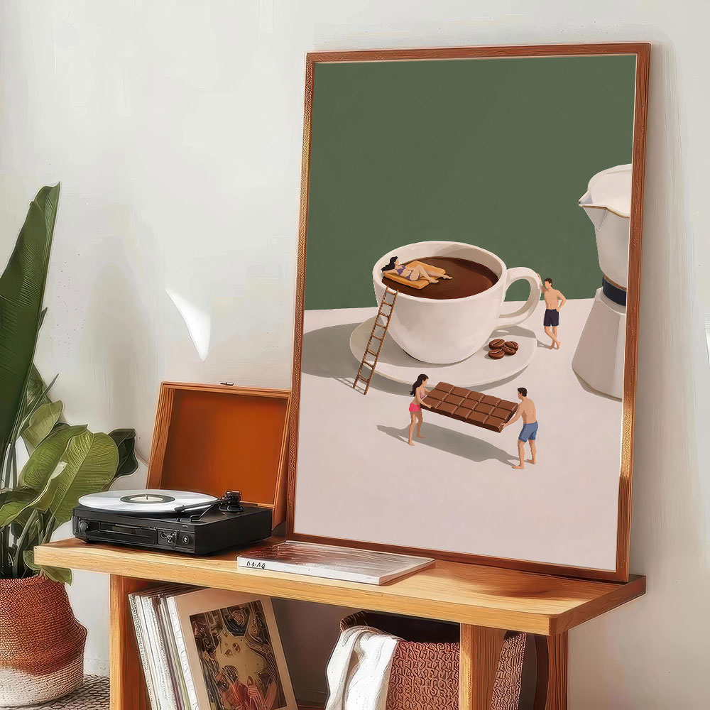 1 pièce, affiche sans cadre su - Coffee Tea Poster avis et prix