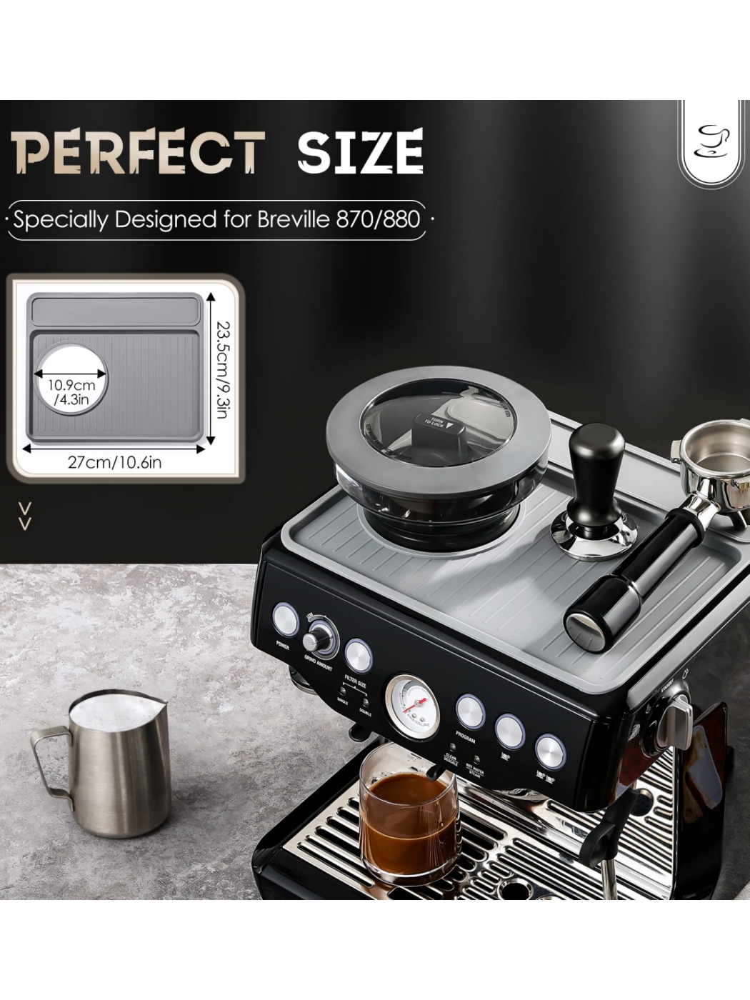 Polymères en silicone anti-pou - Breville Espresso Bes870 avis et prix