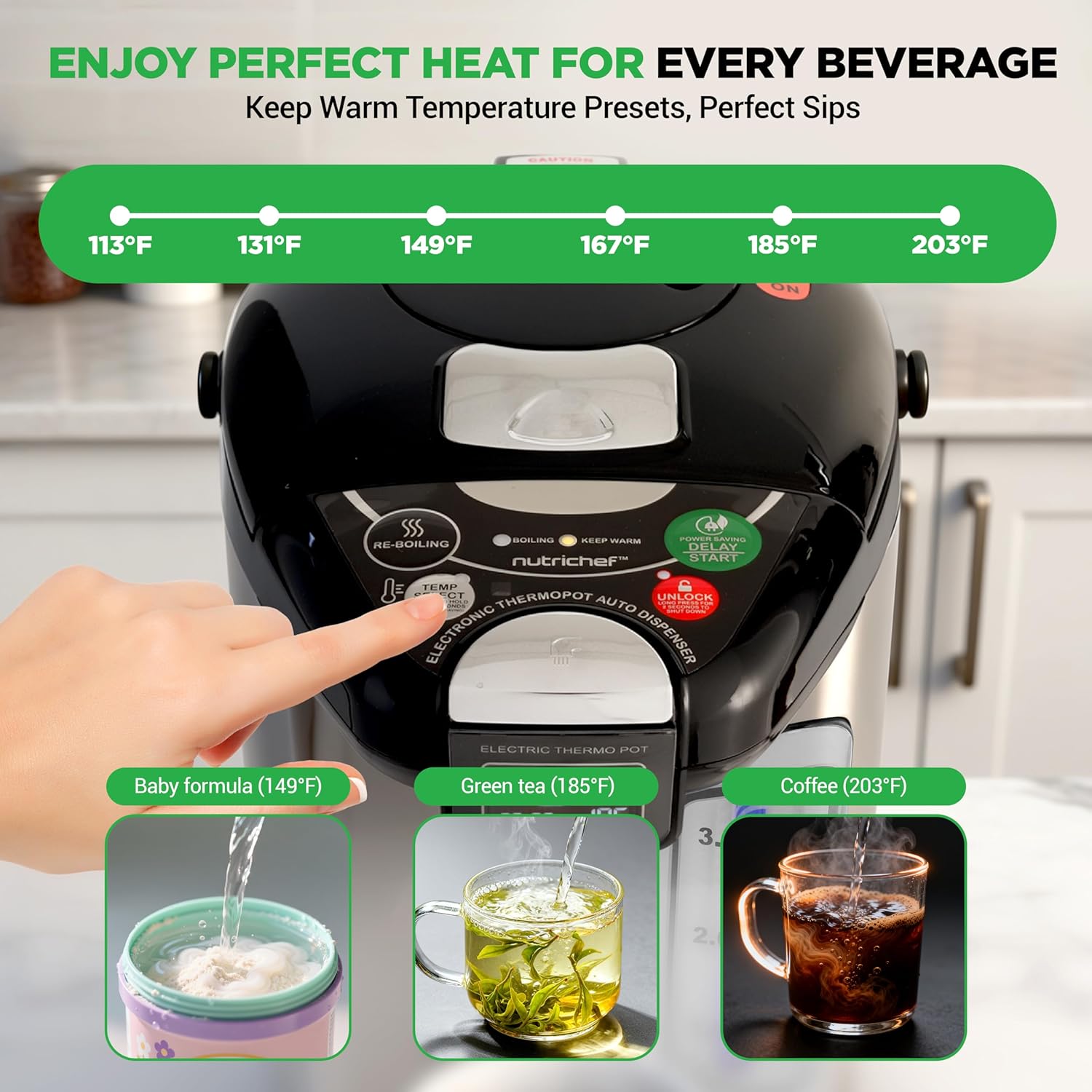 Distributeur d'eau chaude élec - Dispenser Coffee And Tea avis et prix