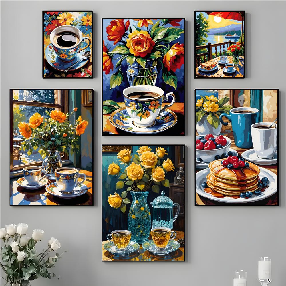 Affiche d'art pour tasse de ca - Coffee Tea Poster avis et prix
