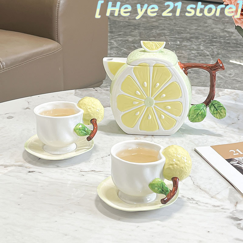 Ensemble tasse à café et souco - Lemon Tea Coffee avis et prix