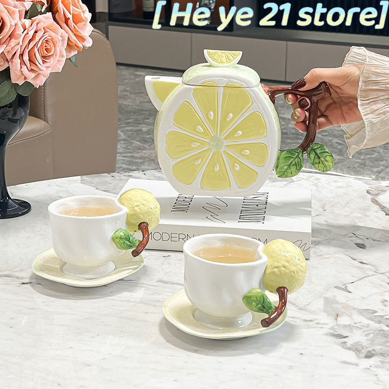Ensemble tasse à café et souco - Lemon Tea Coffee avis et prix