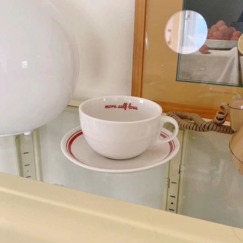 Tasse à café en céramique avec - Espresso Cup Saucer avis et prix