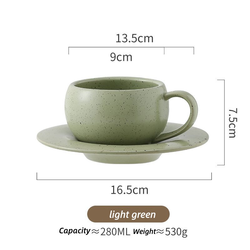 Tasse à café en céramique vint - Espresso Cup Saucer avis et prix