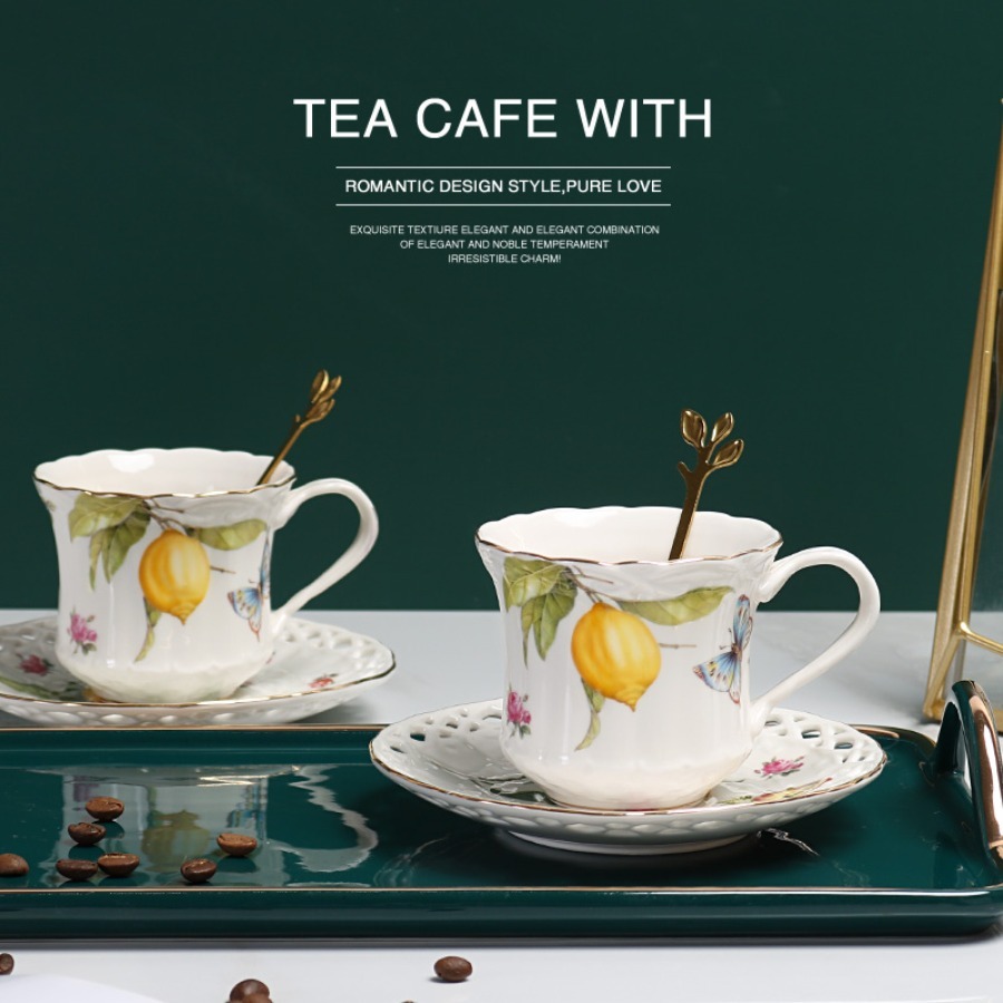 Ensemble de tasses à thé de St - Lemon Tea Coffee avis et prix